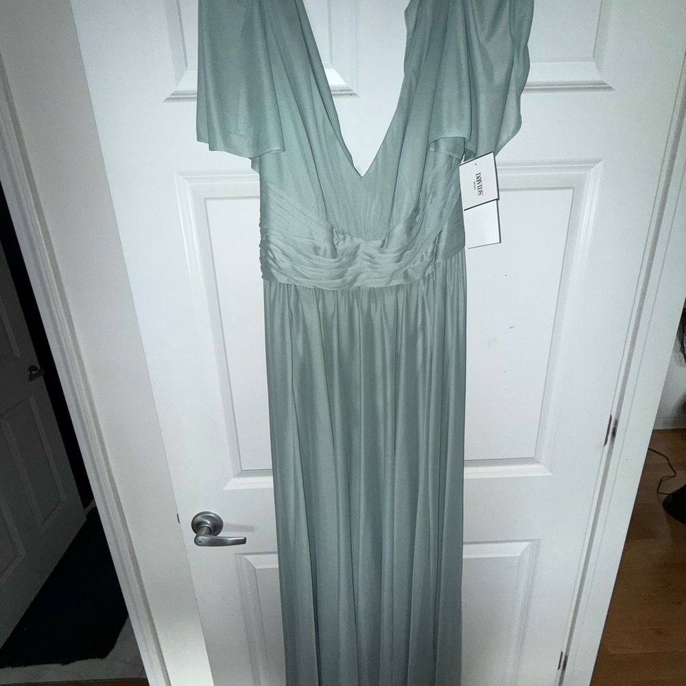 Elegant Green Bridesmaid Dress